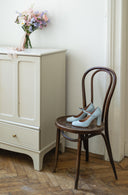 Luna baby blue heels 