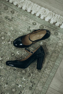 Luna heels black patent leather - 48h 