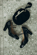 Luna heels black patent leather - 48h 