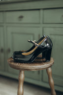 Luna heels black patent leather - 48h 