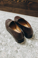 Alva Chocolate Crocodile Moccasins