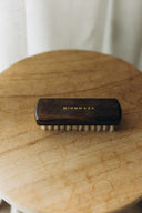 Beech boar bristle brush for suede - 48h