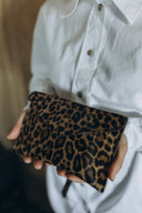 Multi-purpose leopard clutch bag - 48h shipping