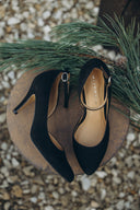 Obcasy Vivienne czarny zamsz - 48h