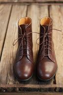 Trzewiki Klara czekoladowy brąz - 48h