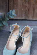 Vivienne Sage Suede Heels - 48h 