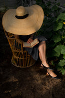 Oriana ballet flats black crocodile - 48h 