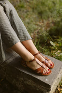 Scarlett cognacbraune Sandalen 