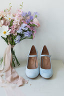 Obcasy Luna baby blue