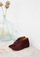 Malin burgundy suede ankle boots - 48h