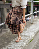 Scarlett chocolate brown sandals - 48h 