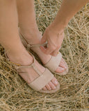 Amalia cognac brown sandals - 48h