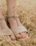 Amalia cognac brown sandals - 48h