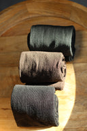 Wełniane rajstopy damskie merino 200 DEN butelkowa zieleń - 48h