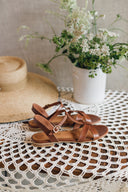 Scarlett cognacbraune Sandalen 