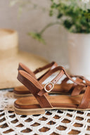 Scarlett cognacbraune Sandalen 