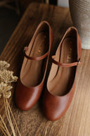 Obcasy Aurelia koniakowy brąz - 48h