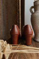 Aurelia heels cognac brown - outlet 