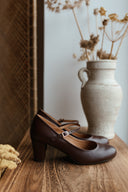 Aurelia Heels Schokoladenbraun 