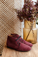 Trzewiki Malin burgundowy zamsz