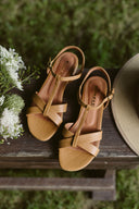 Scarlett salted caramel sandals - 48h