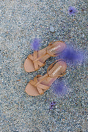 Scarlett salted caramel sandals - 48h