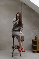 Luna rote Wildleder-Pumps 