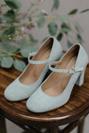 Luna heels sage suede - 48h 