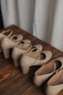 Mary-Jane ballet flats beige - 48h