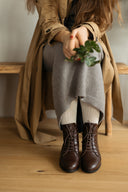 Trzewiki Klara czekoladowy brąz - 48h