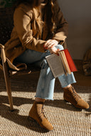 Trzewiki Klara welur cigaro - 48h