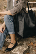 Baleriny Mary-Jane czarne