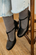 Schwarze Astrid-Heels 