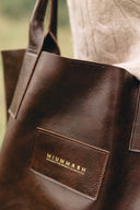 Torba shopper czekoladowy brąz