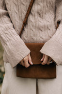 Torba listonoszka welur cigaro - 48h