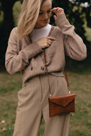 Kopertówka wielozadaniowa brąz krokodyl - 48h