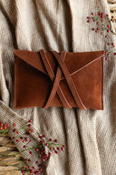 Vielseitige Clutch Kirschbraun - 48h