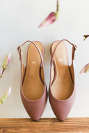 Baleriny Oriana dusty pink - 48h