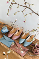 Baleriny Oriana dusty pink - 48h