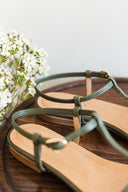 Sandały Amalia olive green - 48h