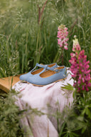Rosalia dusty blue ballet flats - 48h