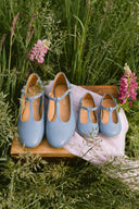 Rosalia dusty blue ballet flats - 48h