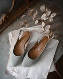 Oriana Ballerinas aus Wildleder in Cigar 