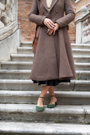 Grace ballet flats green suede - 48h