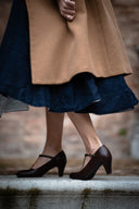 Obcasy Astrid czekoladowy brąz - 48h