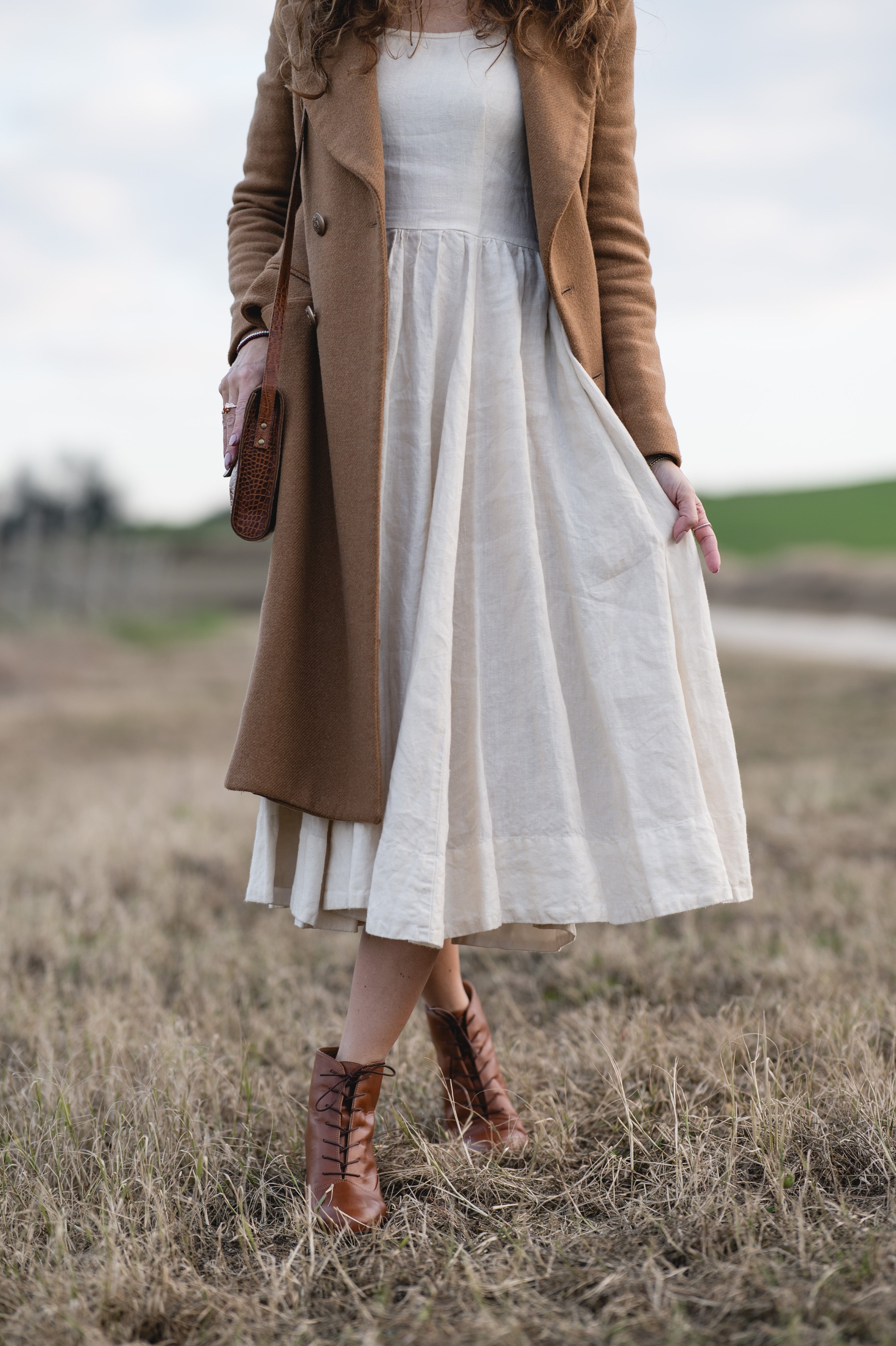 Charlotte ankle boots cognac brown