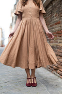 Obcasy Astrid burgundowy zamsz - 48h