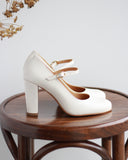 Obcasy Luna off white - 48h