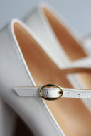 Luna olive green heels 