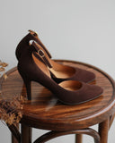 Vivienne heels black suede - 48h 